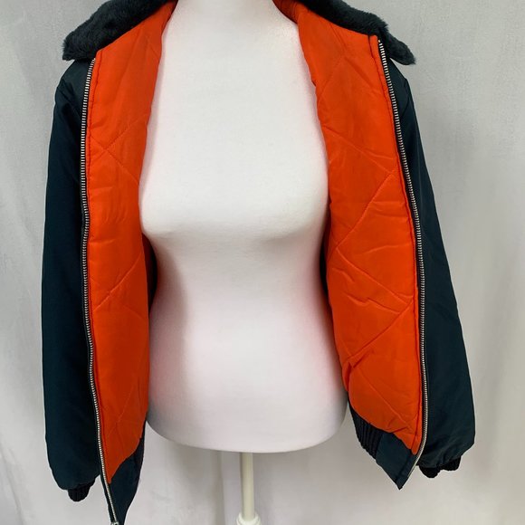 Vintage 70s Wide Collar Bomber Jacket Unisex - Picture 6 of 12